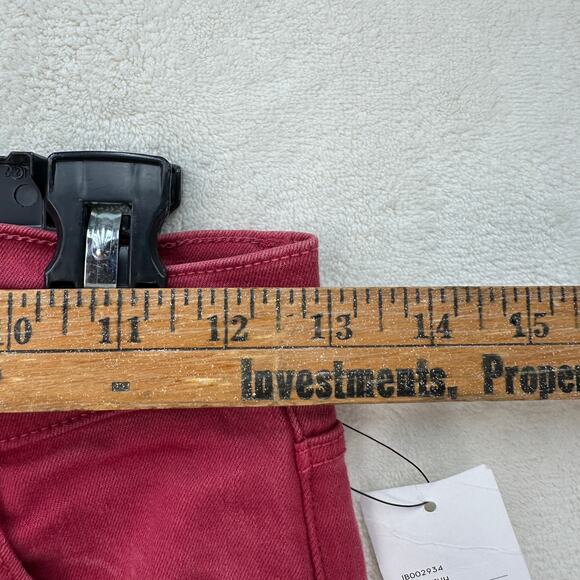 JOE'S WOMEN'S 25 ADELE MID RISE MAJENTUH STRAIGHT PINK JB002934 - Picture 4 of 7